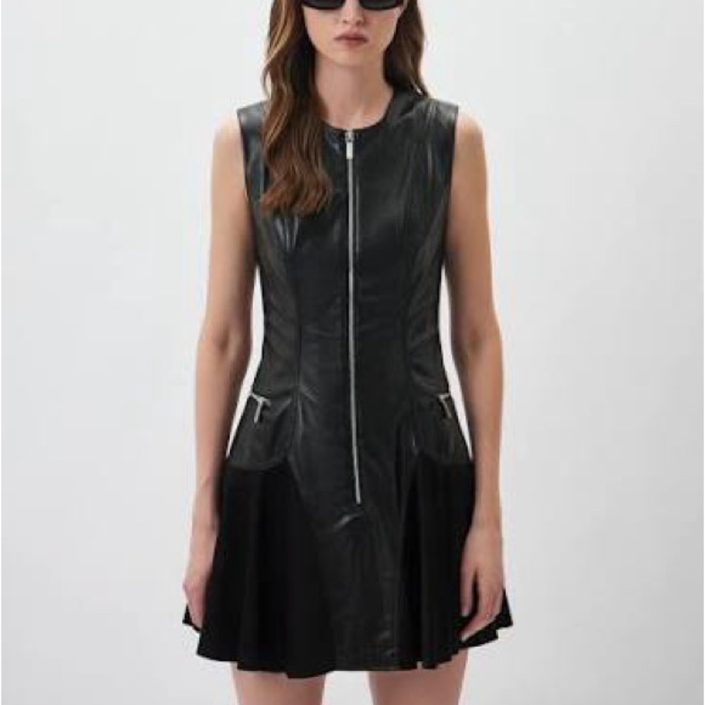 Armani Exchange Black Sleeveless Dress